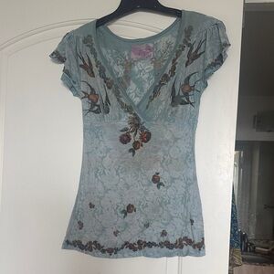 Butterfly Dropout Boho Top